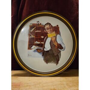 1976 Norman Rockwell Postal Collectors tray 1st Edition